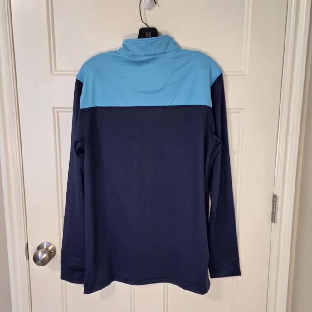 Swannies Eli 1/4 Zip Men's Pullover Maui Blue Medium NWT Golf - Picture 3 of 12
